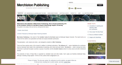 Desktop Screenshot of merchistonpublishing.com